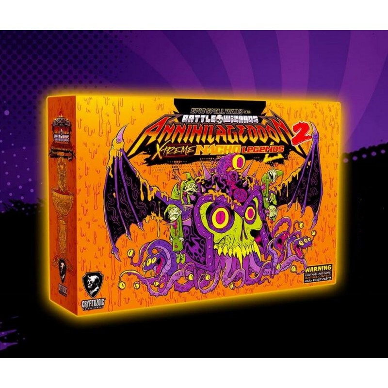 Xtreme Nacho Legends – Jeu de société Epic Spell Wars of the Battle Wizards: Annihilageddon 2