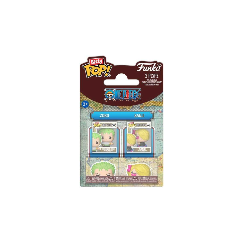 Pop One Piece Bitty POP! Vinyl figurines Zoro & Sanji 2 cm – Figurine