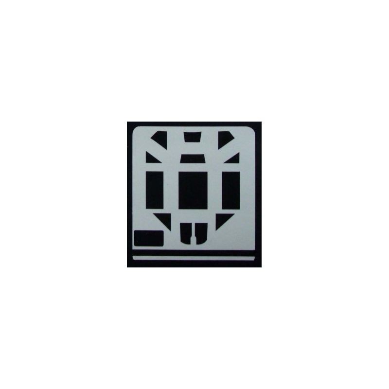 Masque de peinture Messerschmitt Bf-109B, Bf-109C, Bf-109D (conçu pour être utilisé avec les kits Academy et Hobbycraft) – Collection