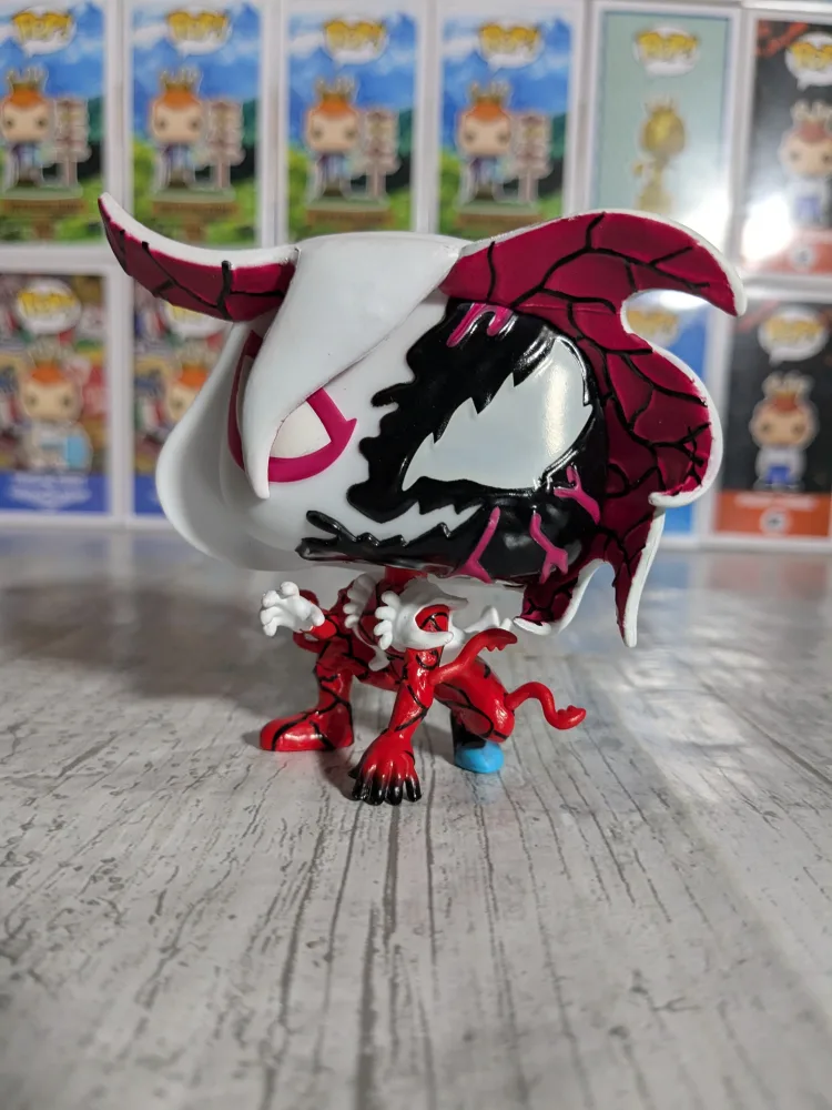 Funko Pop! Carnage Ghost Spider (Opened) – Marvel Comics #1435