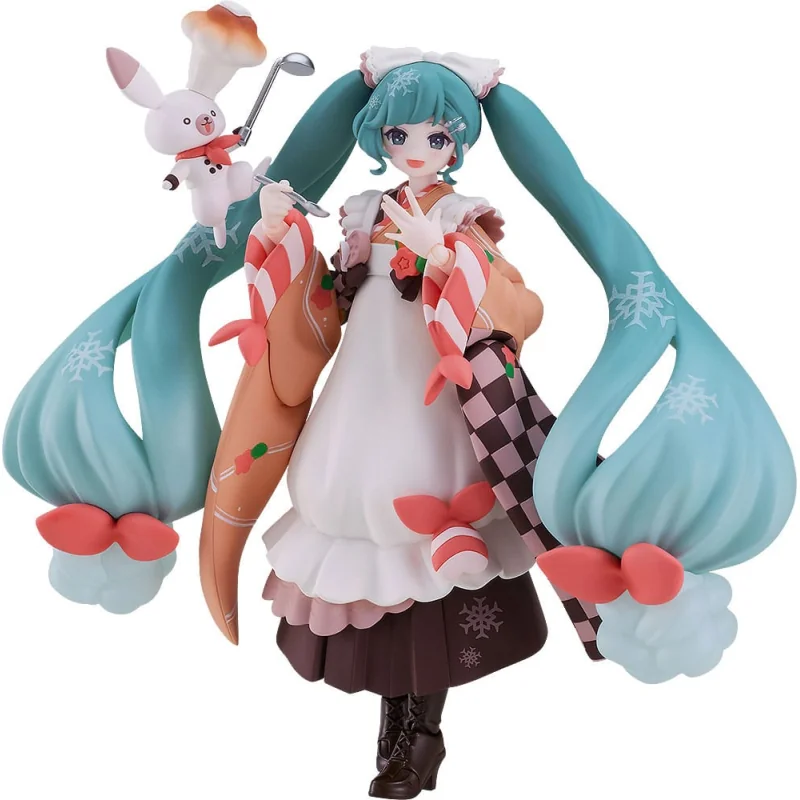 Character Vocal Series 01: Hatsune Miku Figma Snow Miku: Winter Delicacy Ver. – Figurine
