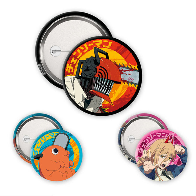 Badge – Denji, Pochita & Power – Chainsaw Man