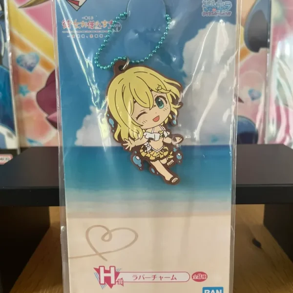 Porte-clés – Rent-A-Girlfriend – Nanami Mami Summer Version Ichiban Kuji Manzokudo Rubber 4 7 cm