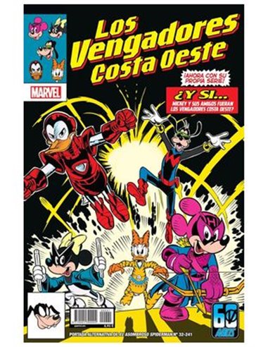 El Asombroso Spiderman 32 (portada Alternativa Disney – Whati If? Vengadores Costa Oeste)