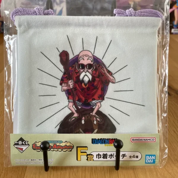 Ichiban Kuji Fantastic Adventure Lot F – Master Roshi Drawstring Pouch 15cm – Dragon Ball