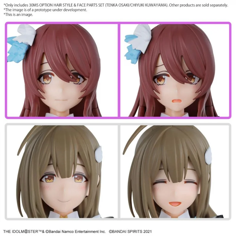 THE IDOLMASTER – 30MS Option hair style & Face Parts Set – Maquette