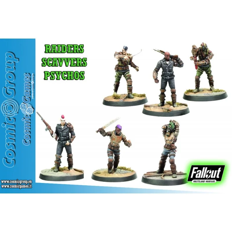 Wargame Fallout ww raiders psychos & scavvers – Collection
