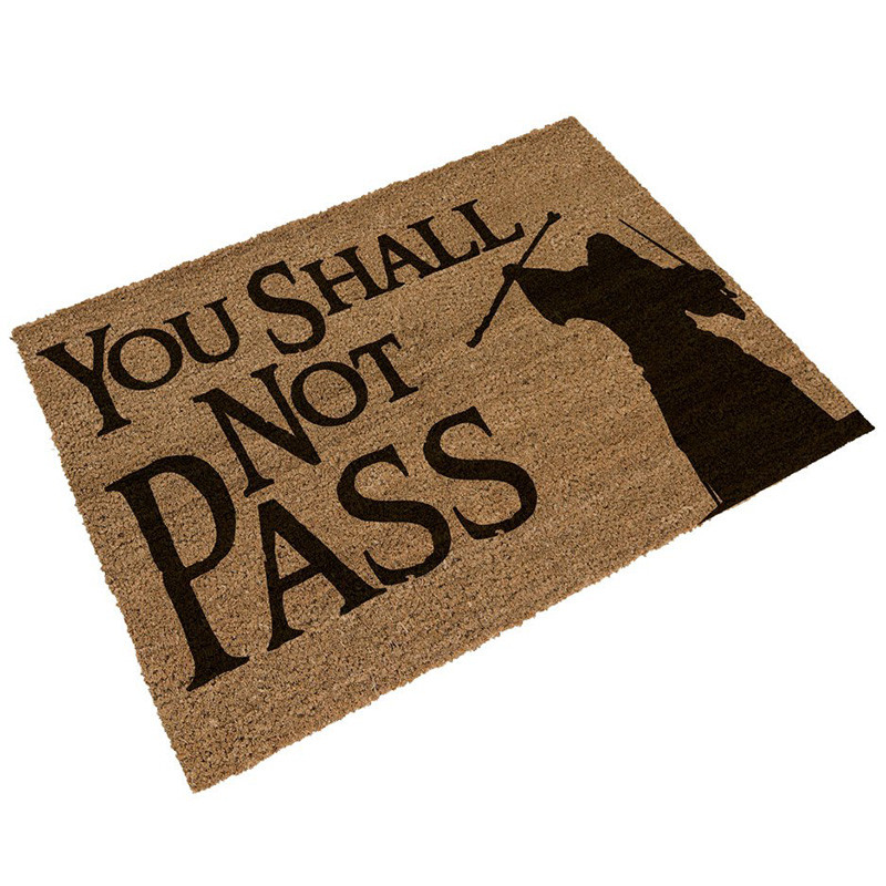 LE SEIGNEUR DES ANNEAUX Paillasson You Shall Not Pass SD Toys – Collection