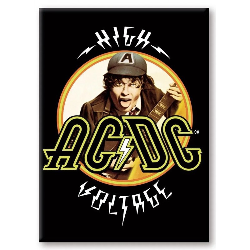 AC/DC – High Voltage – 6.3x8.9cm – Aimant