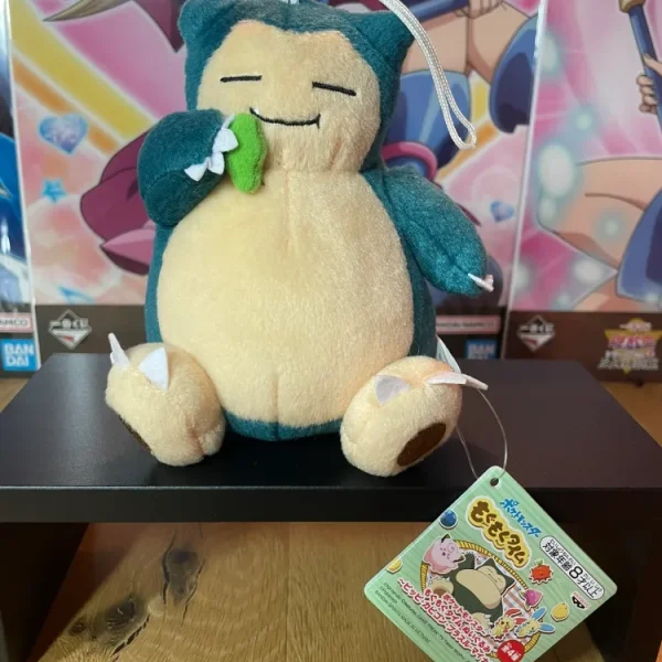 Pokémon – Peluche – Ronflex Snorlax Mogumogu Time Banpresto 10 cm