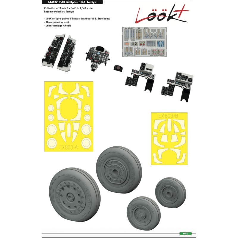 McDonnell F-4B Phantom LööKplus 1/48 (conçu pour être utilisé avec les kits Tamiya) (sortie décembre 2021) – Collection
