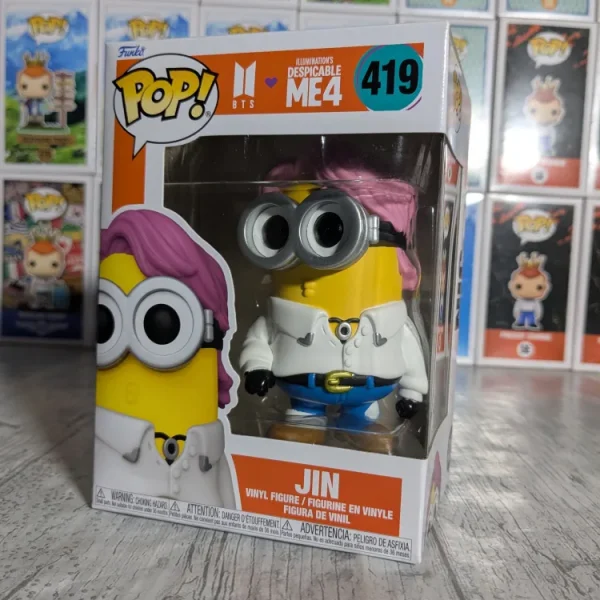 BTS x Despicable Me 4 #419 – Jin (Minion) – Funko Pop!