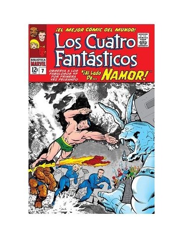 Biblioteca MARVEL 27 los 4 Fantasticos 07 1965 – Comic