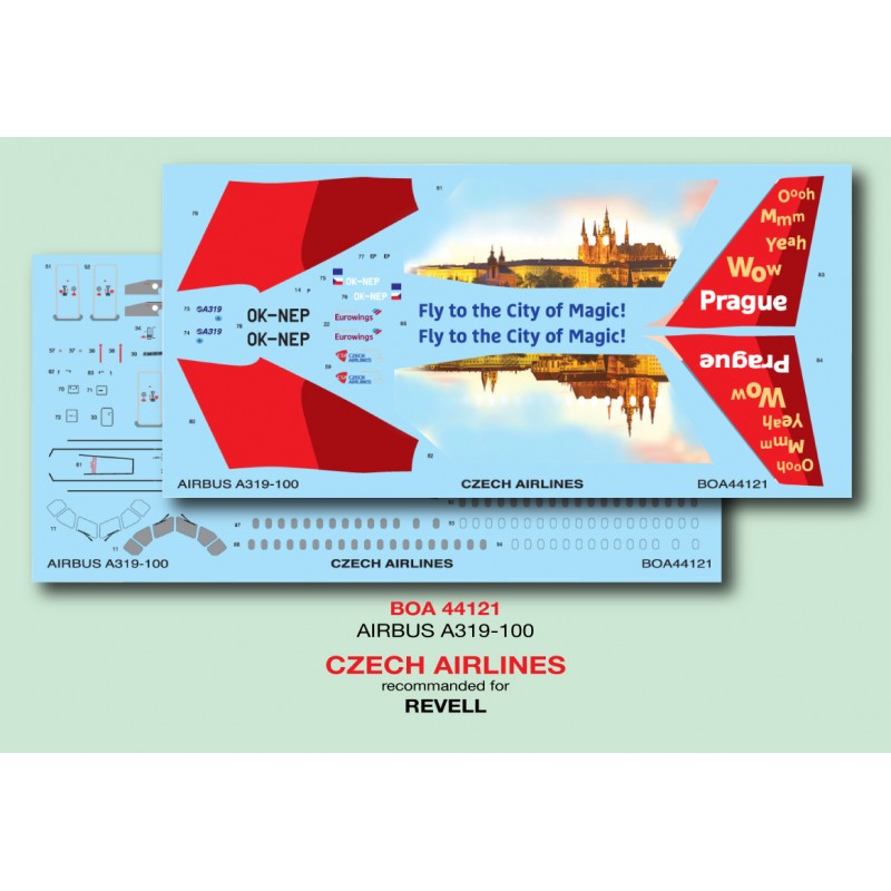 Décal Airbus A319 Czech Airlines (REV) – Collection