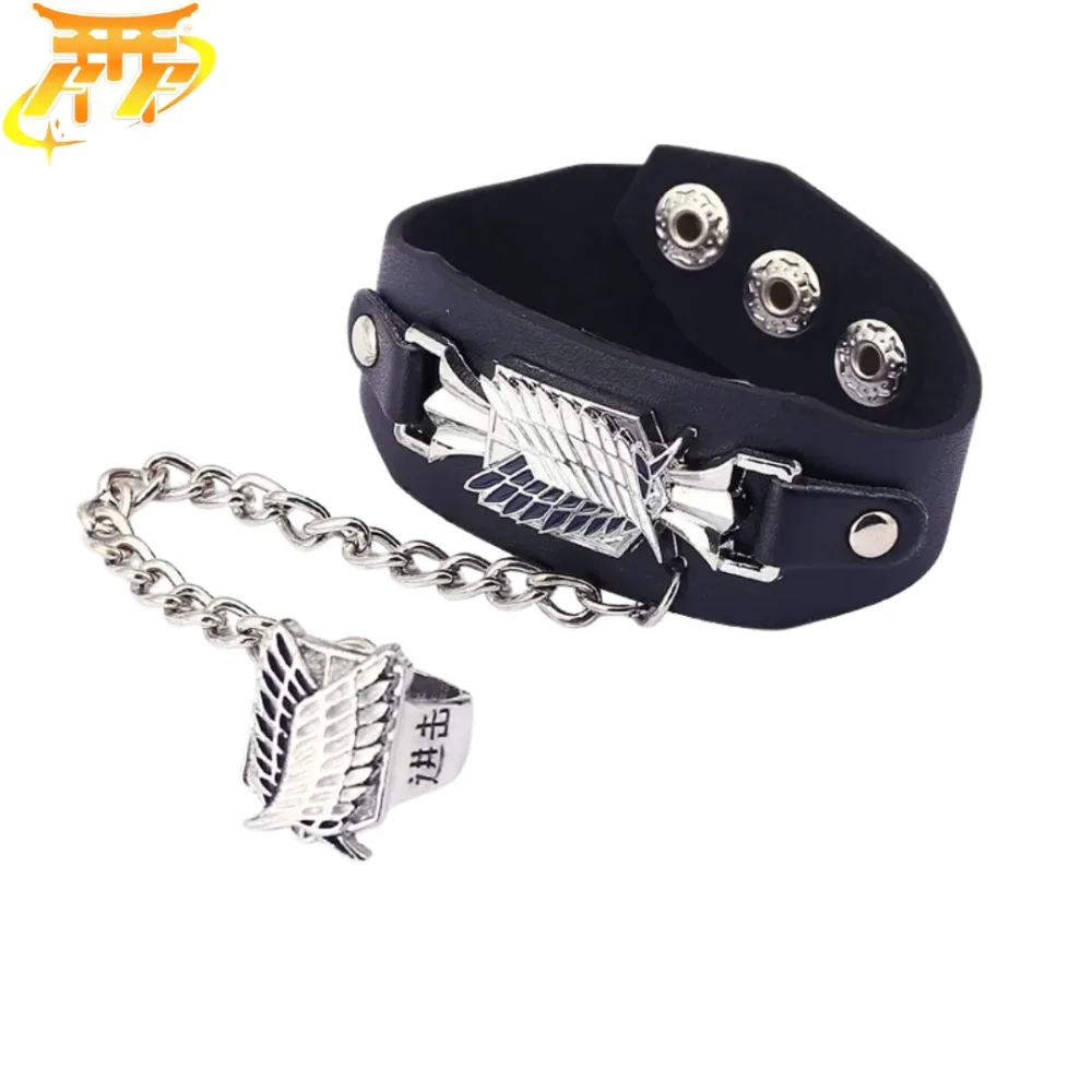 Bracelet + Bague "Bataillon D’Exploration" – Attaque Des Titans™