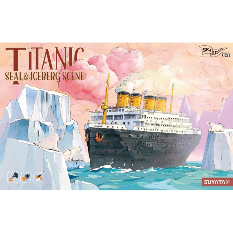 Titanic – Maquette – Seals & Iceberg SceneSérie de dessins animés