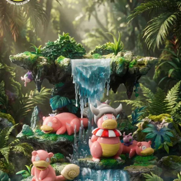 [PREORDER] Mini [MOON SHADOW] – Slowpoke & Slowbro & Slowking & Goomy – Statue