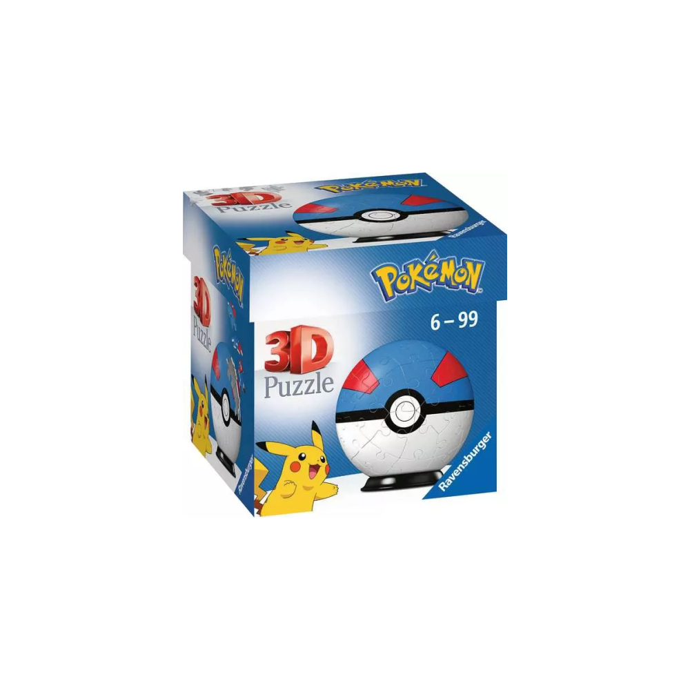Puzzle Super Ball / Pokémon – 3d Puzzles 3D Ball 54 p