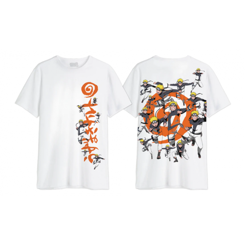 NARUTO SHIPPUDEN – T-shirt – Multiclonage – Oversize Homme