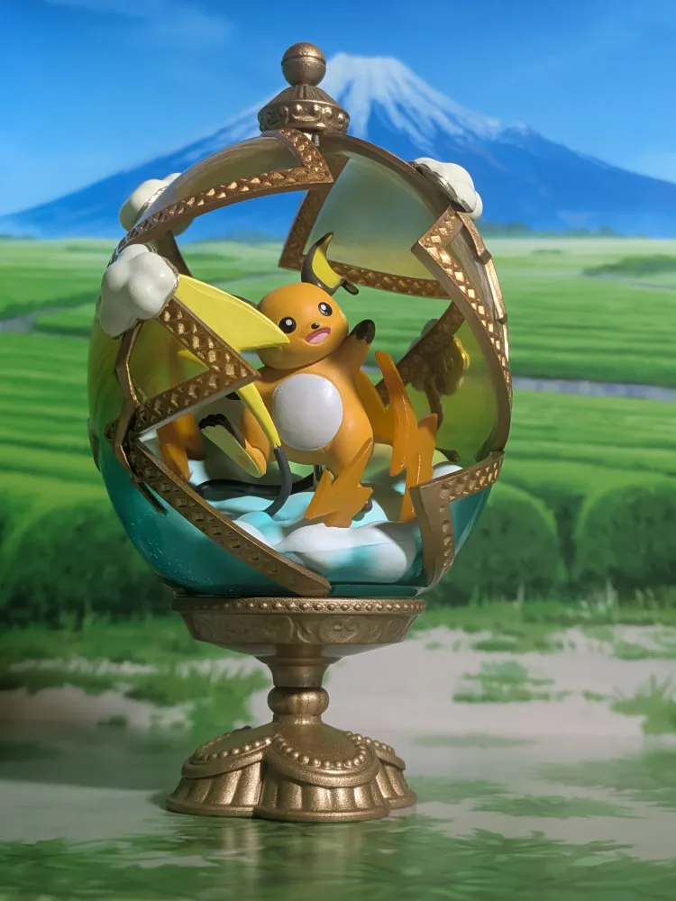 Raichu – Raichu (~10cm) | Re-Ment Pokémon Ovaltique Collection 2