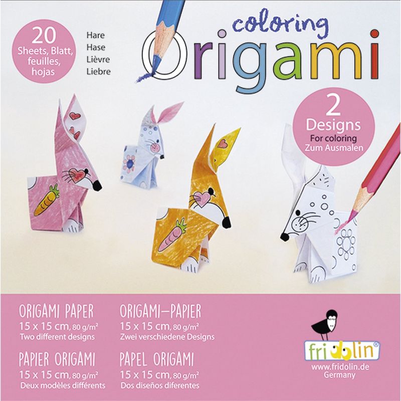 Jouet Coloring Origami: LIÈVRE – Collection