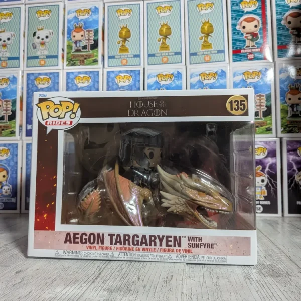 Rides Television #135 – Aegon Targaryen with Sunfyre – Funko Pop!