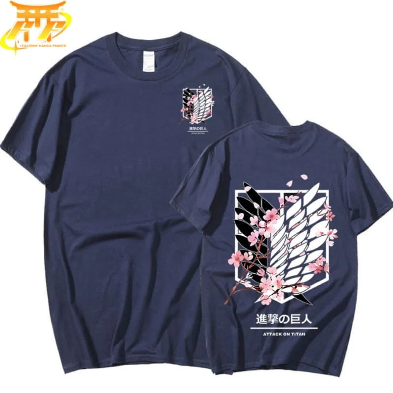 T-shirt – Bleu Bataillon d'Exploration – Attaque des Titans™