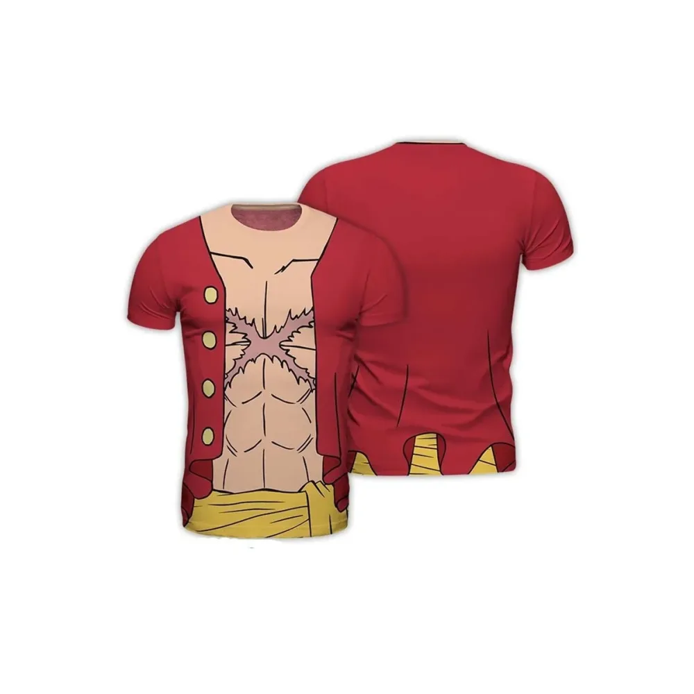 T-shirt – One Piece – Luffy Cosplay