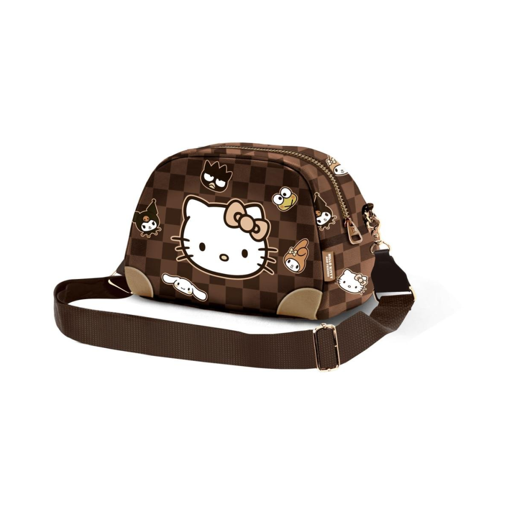 Damier – Sac Bandouilère Bowling '24x15x10cm' | HELLO KITTY & Friends