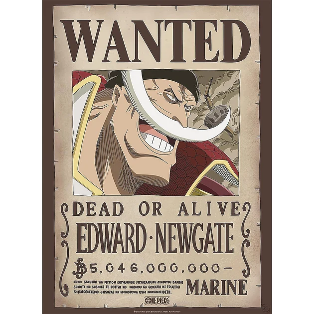 One Piece – – Wanted Barbe Blanche – Poster