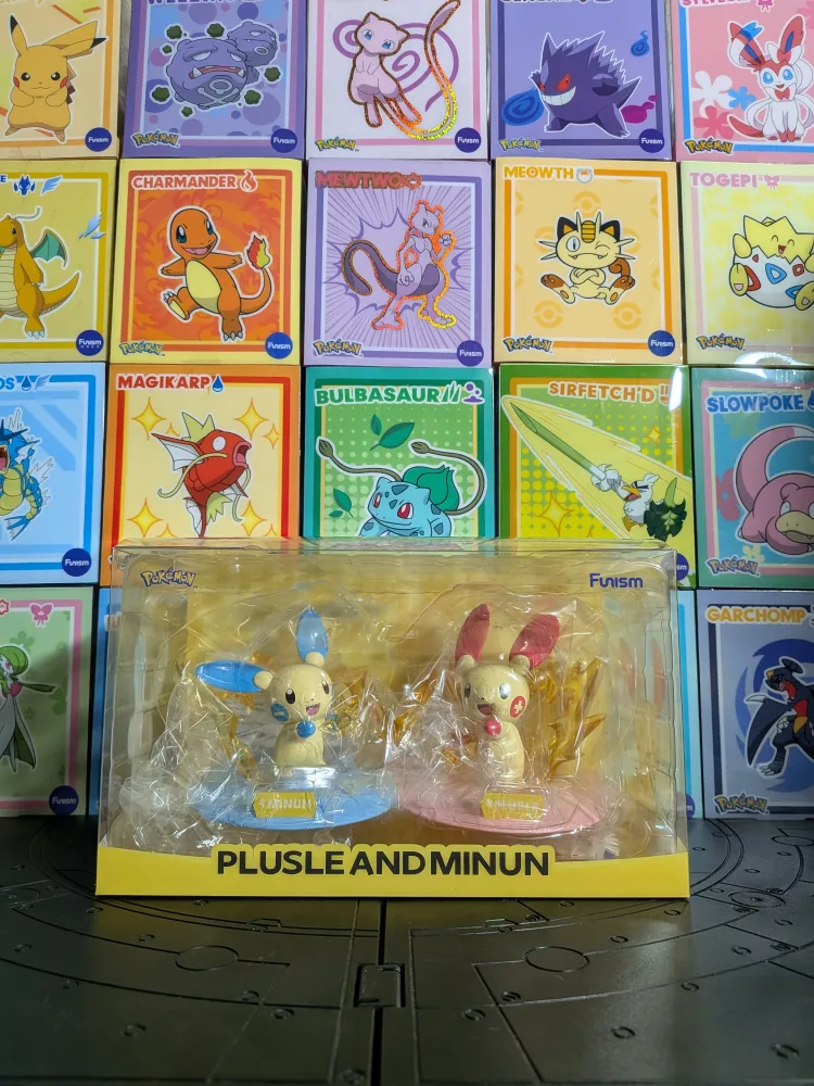 Figurine Posipi & Négapi / Plusle & Minun (~12cm) – Funism – Pokémon Prime
