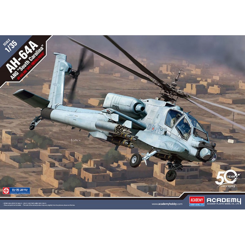 Boeing/Hughes AH-64A ANG 'Caroline du Sud'Outillage Hapdong – Maquette