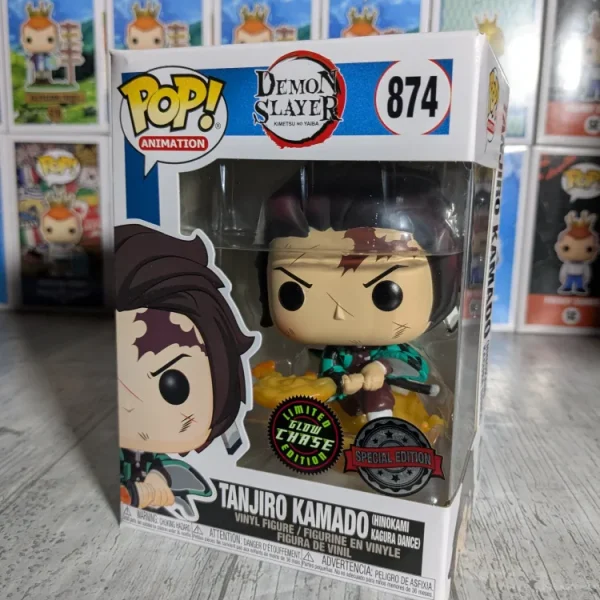 Demon Slayer #874 – Tanjiro Kamado Hinokami Kagura Dance (Chase) – Funko Pop!