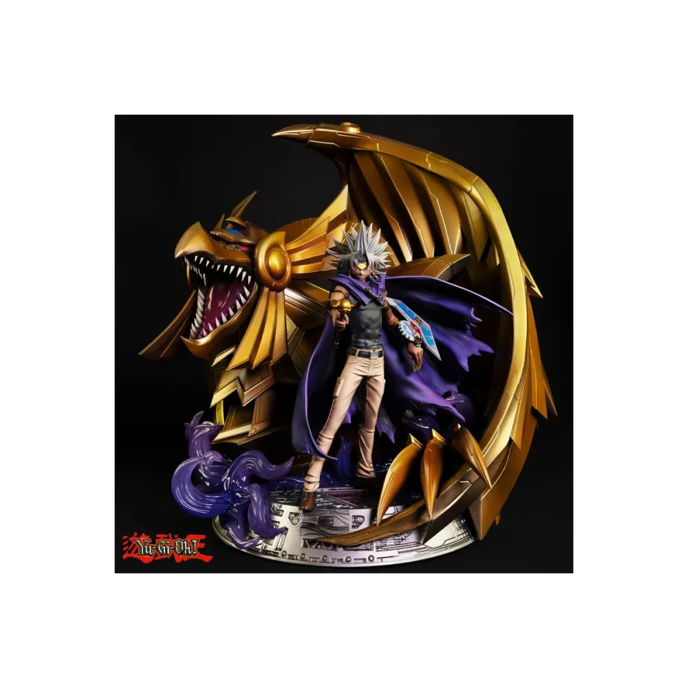 Statuette – Yu-Gi-Oh Statue Resine 1/7 Marik & Le Dragon Aile De Ra 46cm