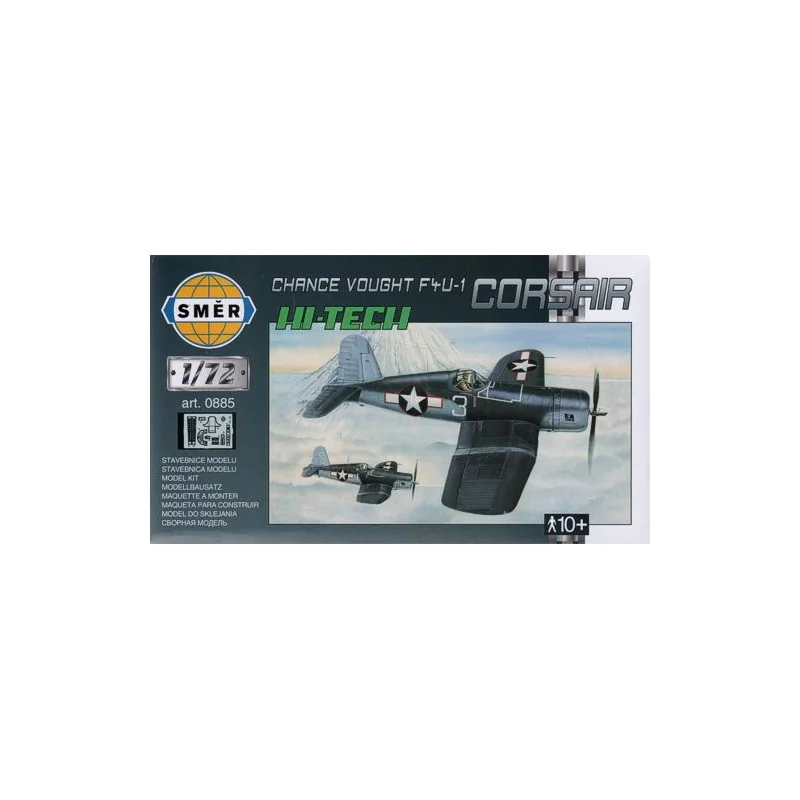 Vought F4U-1 Corsair with etched parts (ex-Heller) – Maquette