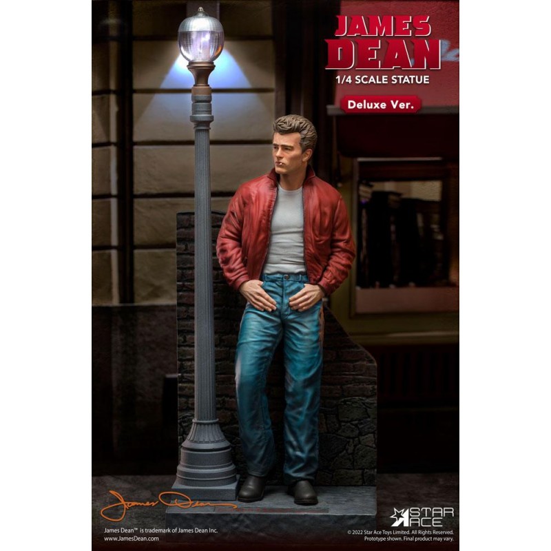 James Dean 1/4 Superb My Favourite Legend Series James Dean (Red jacket) Deluxe Ver. 52 cm – Statuette