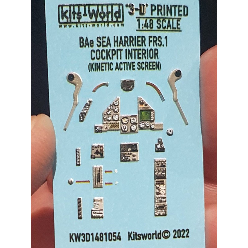 (conçus pour être utilisés avec les kits Kine – Décalcomanie BAe Sea Harrier FRS.1 écrans ACTIVE 3D Full color Instrument Panels