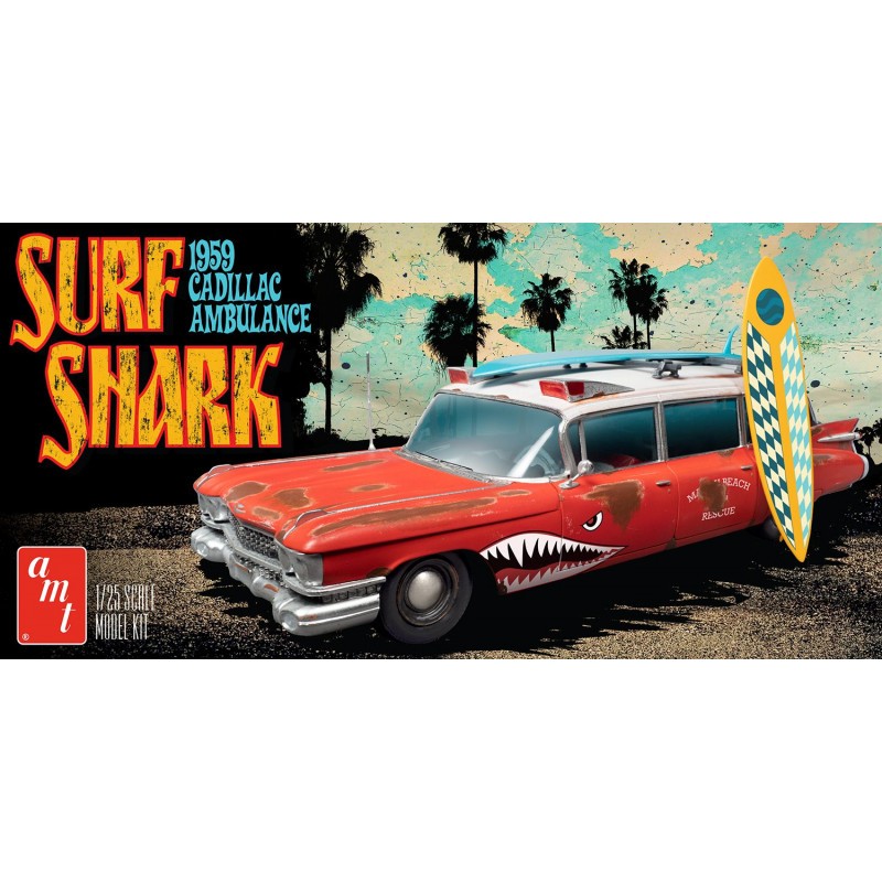 voiture Surf SHark Cadillac – Maquette
