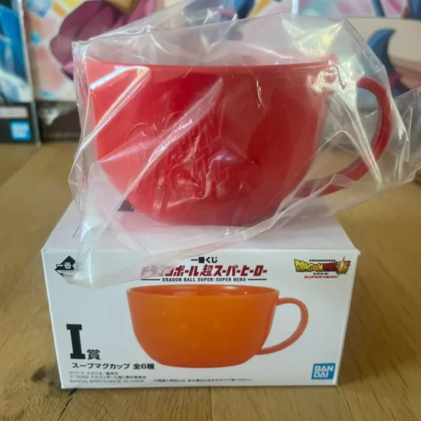 Dragon Ball Super: Super Hero – Mug – plastique rouge Logo Super Hero Ichiban Kuji (Prize I)