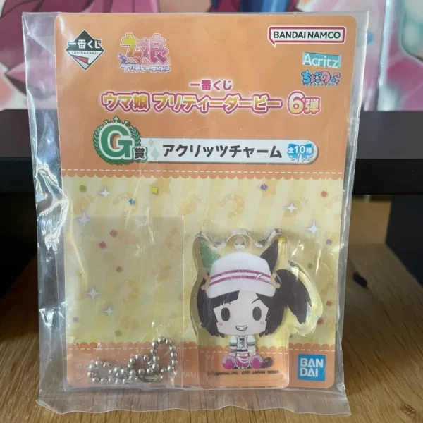 Uma Musume – acrylique Manhattan Cafe Chokonokko Ichiban Kuji Pretty Derby 6 Dan 4,5 cm – Porte-clés