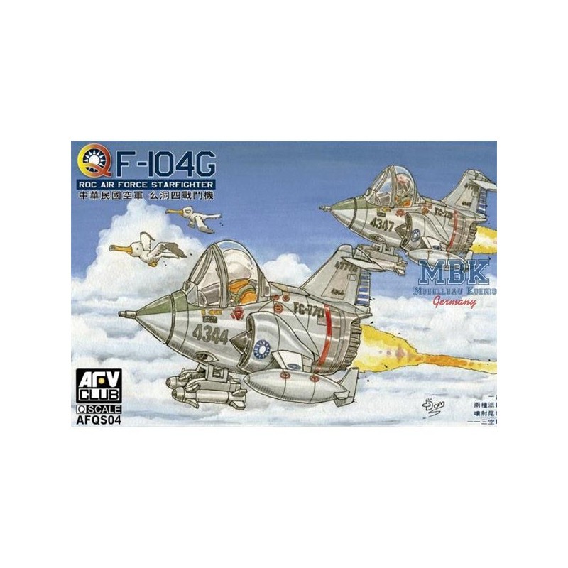 Maquette – ROC Air Force Starfighter Egg Planes