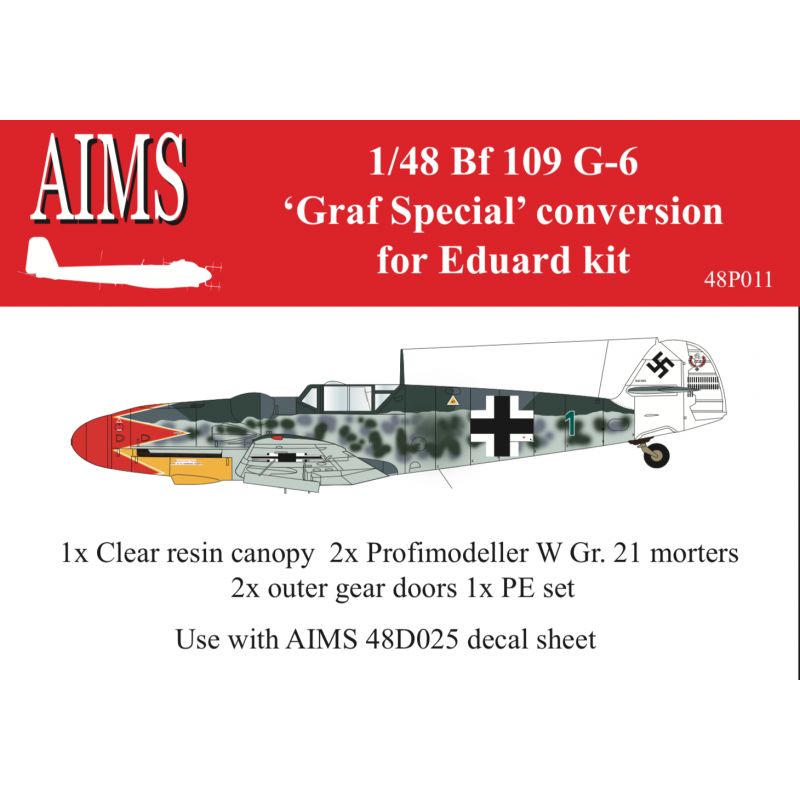 Messerschmitt Bf-109G-6 'Graf Special' (conçu pour être utilisé avec les kits Eduard) – Collection