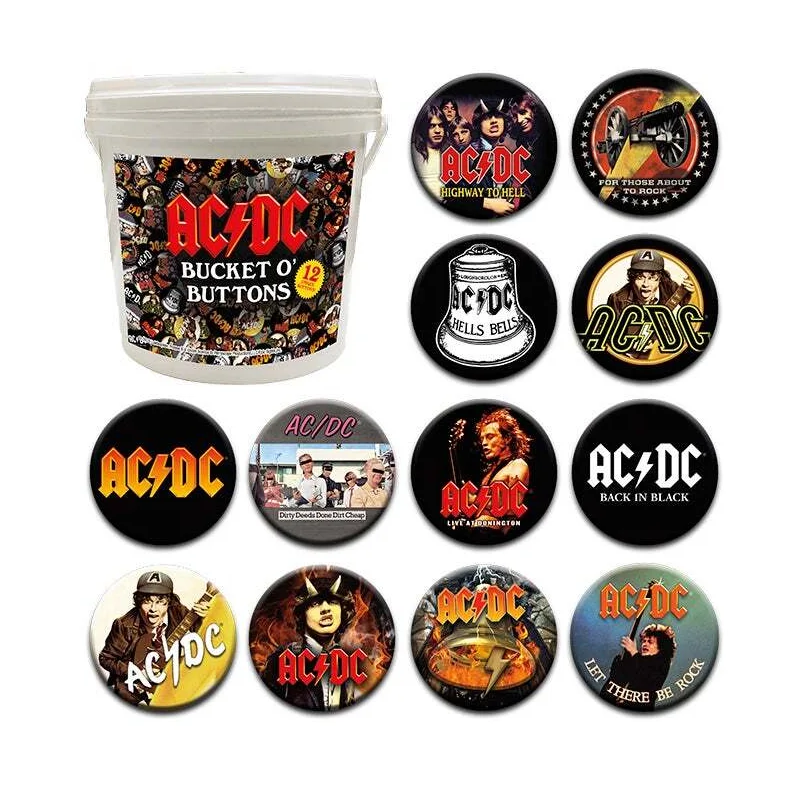AC/DC – Seau de 144 3.2cm – Badge
