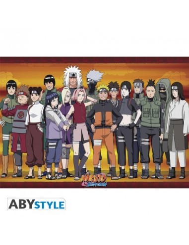 Poster – NARUTO SHIPPUDEN – "Konoha Ninjas" (91.5x61)