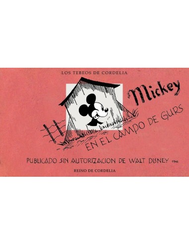 Mickey en el Campo de Gurs