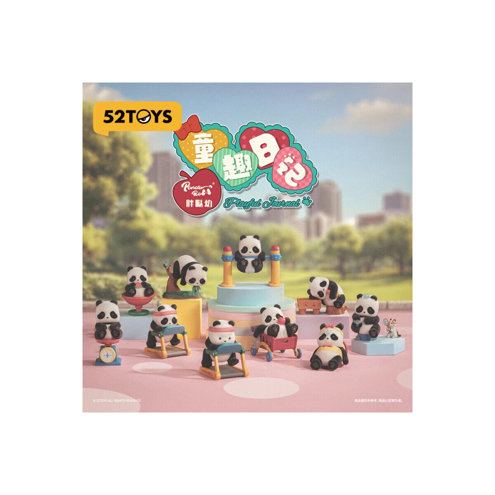 52Toys Playful Journal Boite De 8pcs | Panda Roll