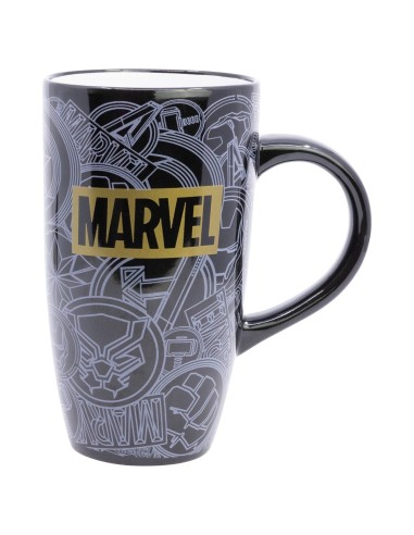 Taza Ceramica Latte 695 Ml en Caja MARVEL Golden Treasure – Comic