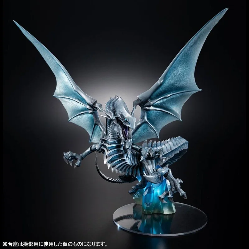 Yu-Gi-Oh! Duel Monsters PVC Art Works Monsters Blue Eyes White Dragon Holographic Edition 28 cm – Statuette