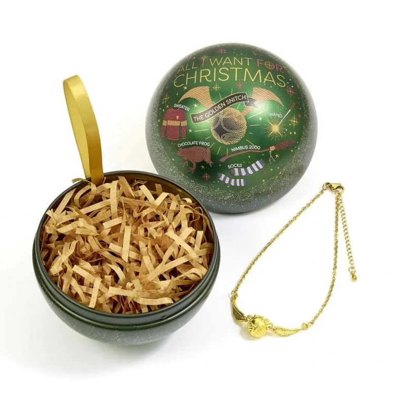 Bracelet vif d'Or – Boules de Noël Cadeau – Bijou HARRY POTTER
