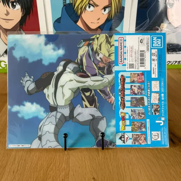 Lot de 2 clear files Son Goku, Future Trunks SSJ, Mecha Freezer Ichiban Kuji VS Omnibus Ultra – Dragon Ball